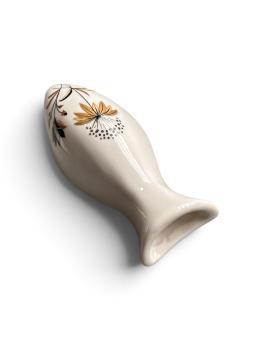 Preview: Autovase Porzellan, Oldtimer Blumenvase, VW Käfer Blumenvase, Armaturenbrett Vase